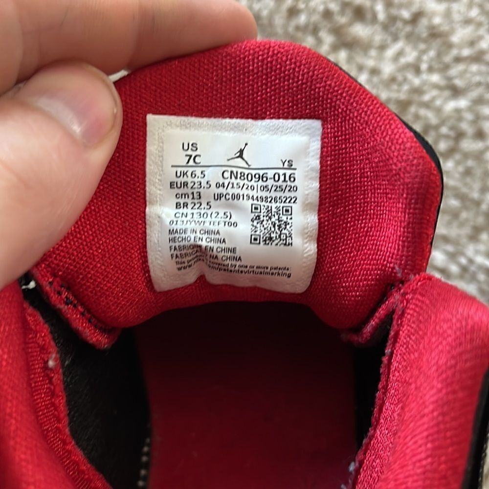 Nike Jordan Max Aura 2 TD (S/N CN8096-016), size 7C - Picture 6 of 6